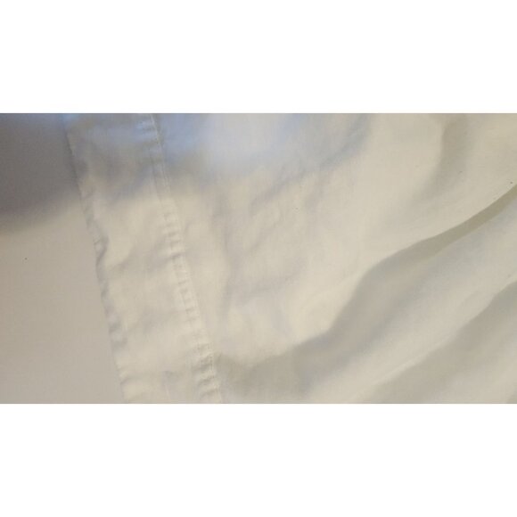 White Cotton Elastic Waist Mini Skirt With Shirred Detailing & Flowy Design - Picture 9 of 14